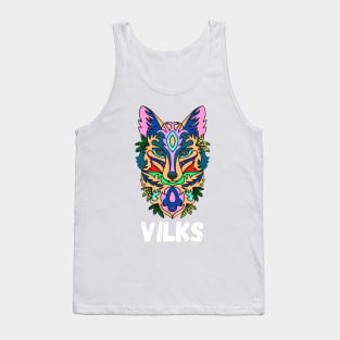 Vilks latviski latviešu valoda Tank Top